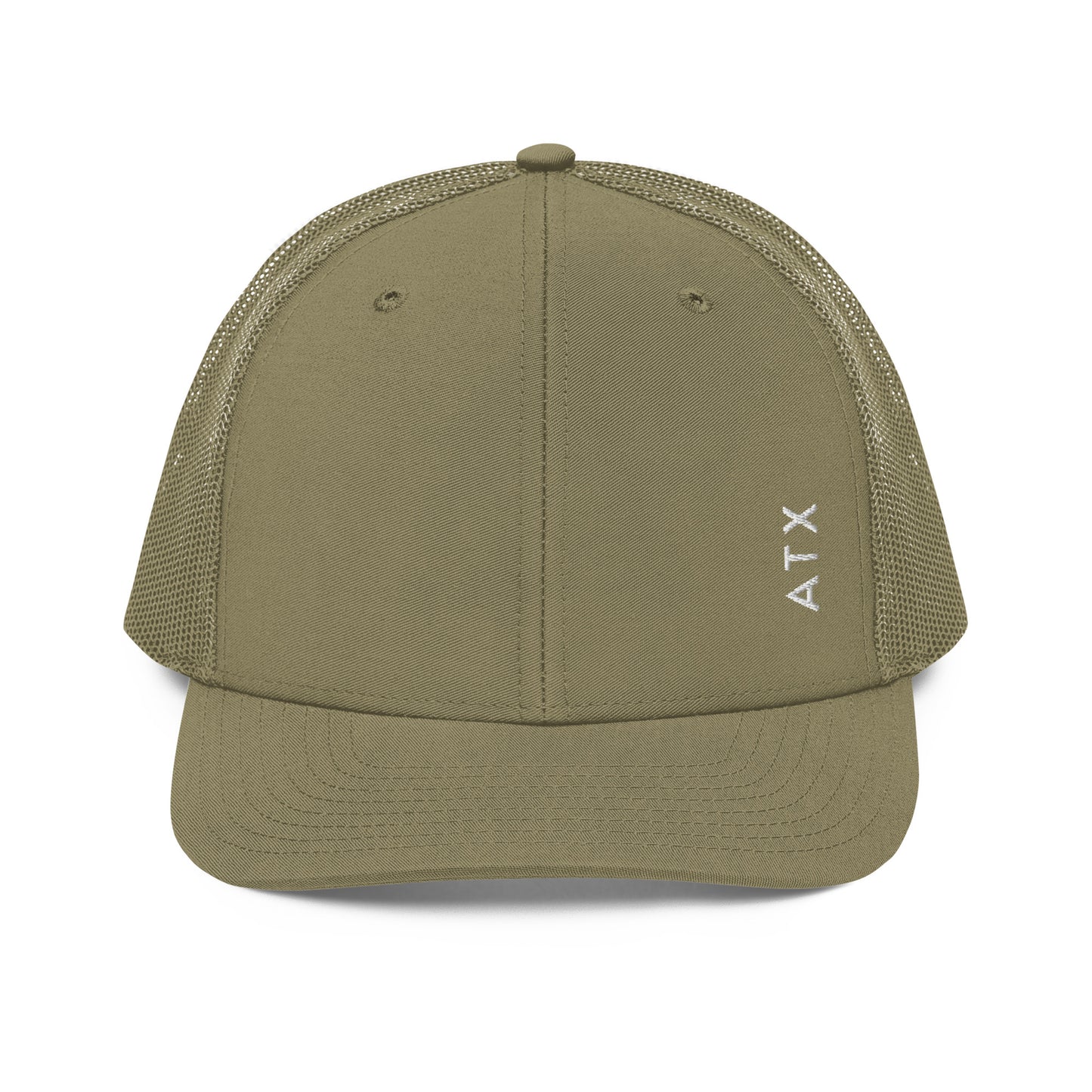 "ATX" Vertical Trucker Hat (Loden Green)