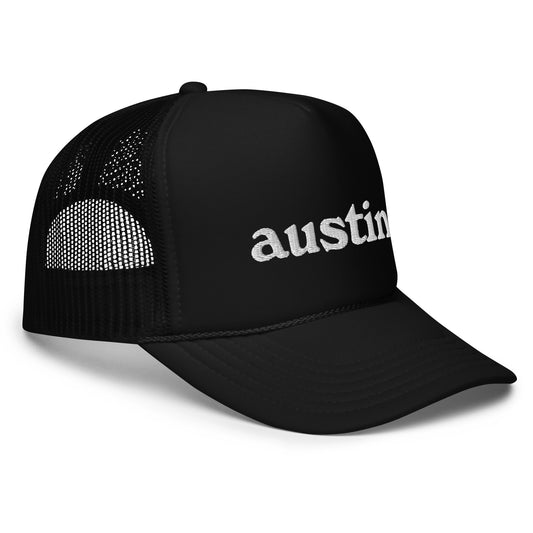 "austin" Foam Trucker (Black)