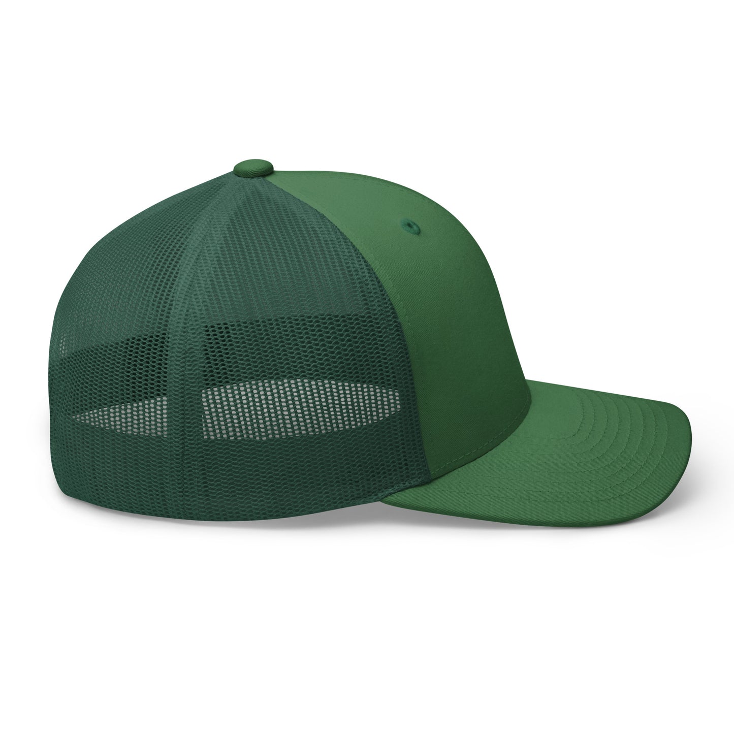 "hillco" Retro Trucker Hat (Evergreen)