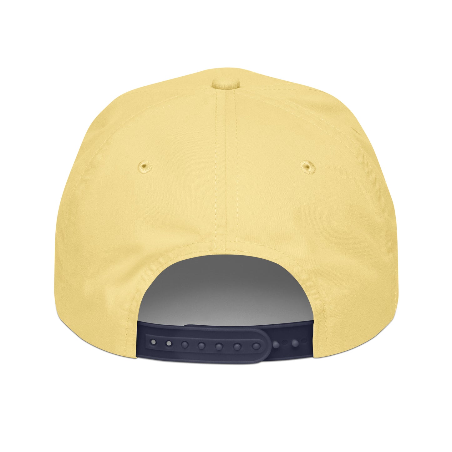 "Hill Country" Cursive Golf Rope Cap (Yellow/Navy)