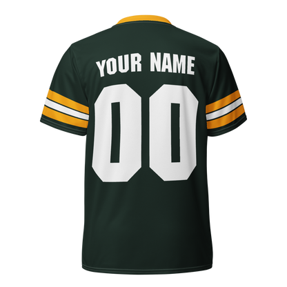 Green Bay Football Jersey (Customizable)