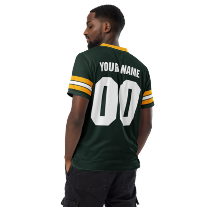 Green Bay Football Jersey (Customizable)