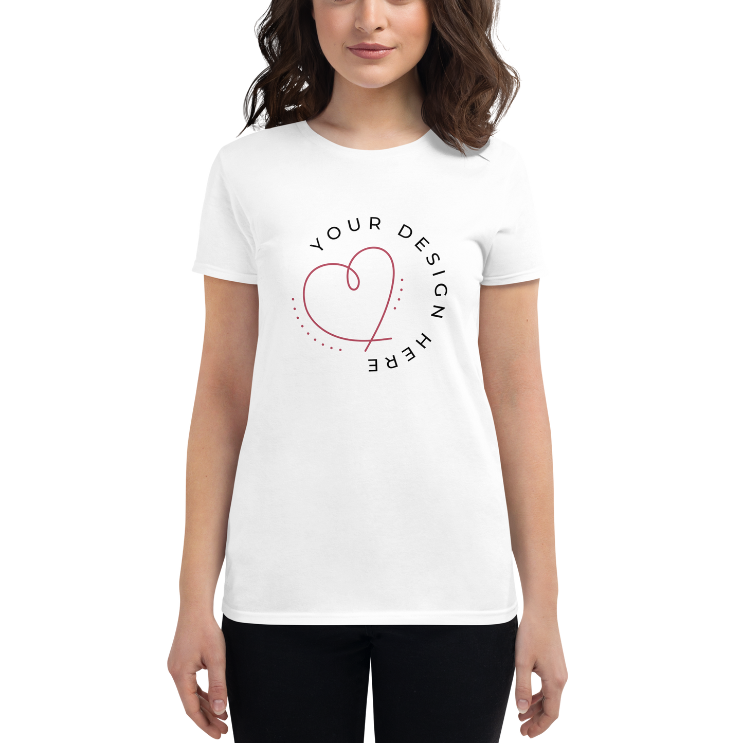 Women's Fashion Fit T-Shirt (Gildan 880)